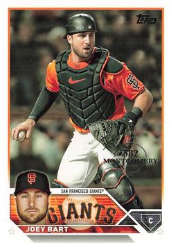 2023 Topps - 582 Montgomery Club Foil Stamped #435 Joey Bart Front
