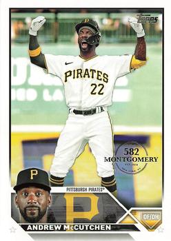 2023 Topps - 582 Montgomery Club Foil Stamped #490 Andrew McCutchen Front