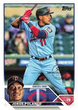 2023 Topps - 582 Montgomery Club Foil Stamped #515 Jorge Polanco Front