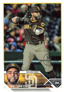 2023 Topps - 582 Montgomery Club Foil Stamped #520 Nelson Cruz Front
