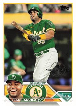 2023 Topps - 582 Montgomery Club Foil Stamped #554 Jesús Aguilar Front