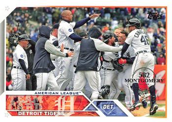 2023 Topps - 582 Montgomery Club Foil Stamped #555 Detroit Tigers Front