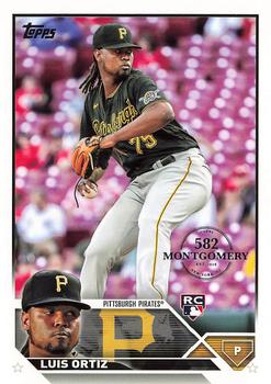 2023 Topps - 582 Montgomery Club Foil Stamped #582 Luis Ortiz Front