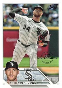 2023 Topps - 582 Montgomery Club Foil Stamped #585 Michael Kopech Front