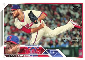 2023 Topps - 582 Montgomery Club Foil Stamped #589 Craig Kimbrel Front