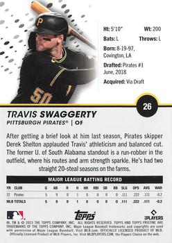 2023 Topps Pristine #26 Travis Swaggerty Back