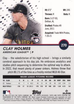 2023 Topps Pristine #270 Clay Holmes Back