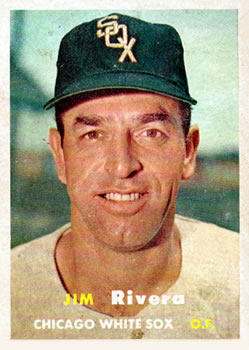1957 Topps #107 Jim Rivera Front