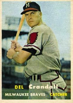1957 Topps #133 Del Crandall Front