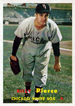 1957 Topps #160 Billy Pierce Front