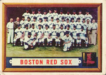 1957 Topps #171 Boston Red Sox Front