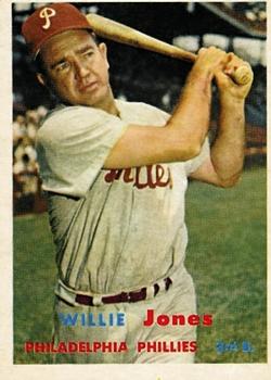 1957 Topps #174 Willie Jones Front