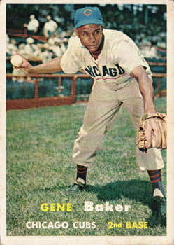 1957 Topps #176 Gene Baker Front