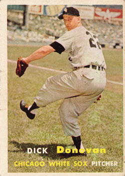1957 Topps #181 Dick Donovan Front