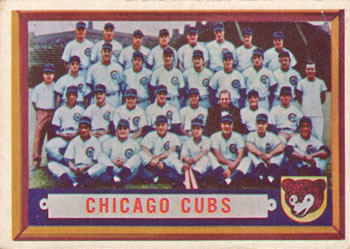 1957 Topps #183 Chicago Cubs Front