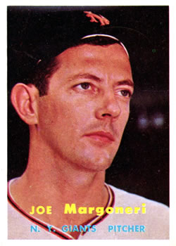 1957 Topps #191 Joe Margoneri Front