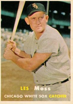 1957 Topps #213 Les Moss Front