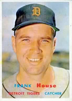 1957 Topps #223 Frank House Front