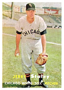 1957 Topps #227 Jerry Staley Front