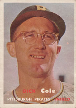 1957 Topps #234 Dick Cole Front