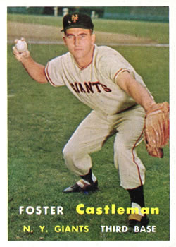 1957 Topps #237 Foster Castleman Front