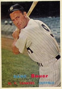 1957 Topps #240 Hank Bauer Front