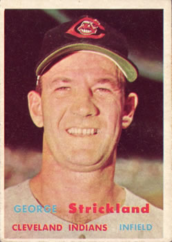 1957 Topps #263 George Strickland Front