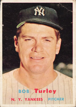 1957 Topps #264 Bob Turley Front