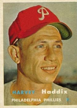 1957 Topps #265 Harvey Haddix Front