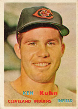 1957 Topps #266 Ken Kuhn Front