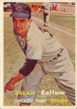 1957 Topps #268 Jackie Collum Front