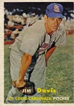 1957 Topps #273 Jim Davis Front