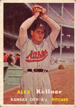 1957 Topps #280 Alex Kellner Front