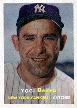 1957 Topps #2 Yogi Berra Front