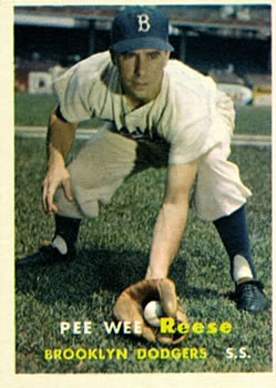 1957 Topps #30 Pee Wee Reese Front
