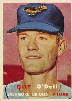 1957 Topps #316 Billy O'Dell Front