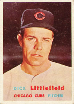 1957 Topps #346 Dick Littlefield Front
