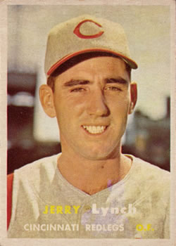1957 Topps #358 Jerry Lynch Front