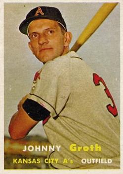 1957 Topps #360 Johnny Groth Front