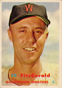 1957 Topps #367 Ed Fitz Gerald Front