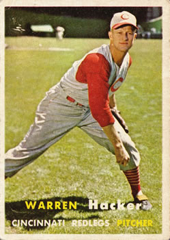 1957 Topps #370 Warren Hacker Front