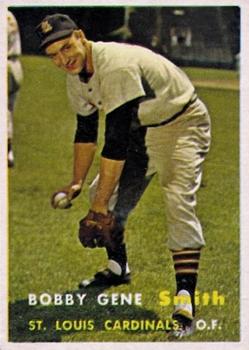 1957 Topps #384 Bobby Gene Smith Front