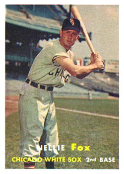 1957 Topps #38 Nellie Fox Front
