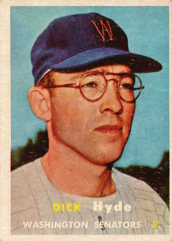 1957 Topps #403 Dick Hyde Front