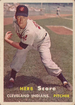 1957 Topps #50 Herb Score Front