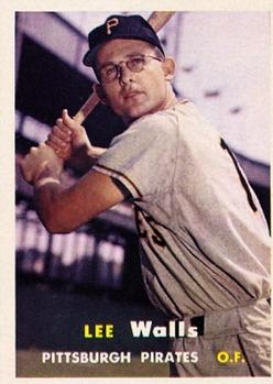 1957 Topps #52 Lee Walls Front