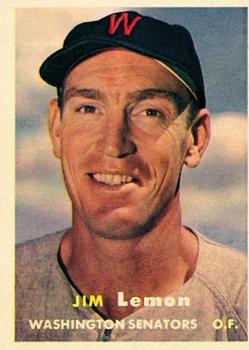 1957 Topps #57 Jim Lemon Front