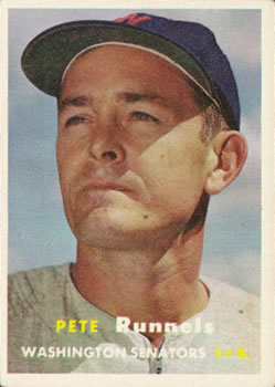 1957 Topps #64 Pete Runnels Front