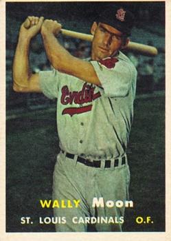 1957 Topps #65 Wally Moon Front