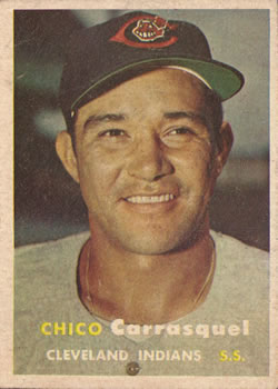1957 Topps #67 Chico Carrasquel Front